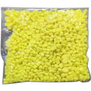 yellow pa6 nylon granule by plastmatrix